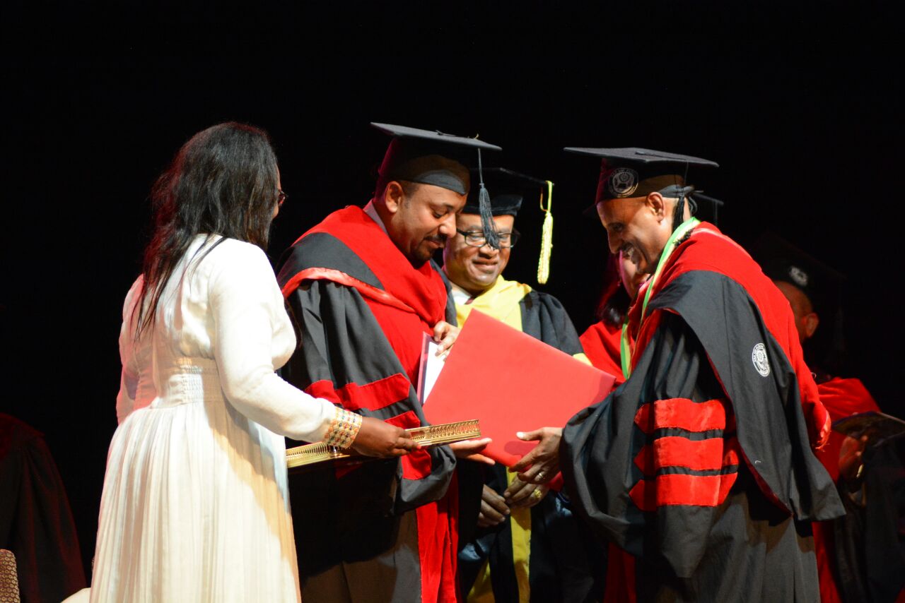 Addis Ababa University Confers Honorary Doctoral Degree on Ethiopian